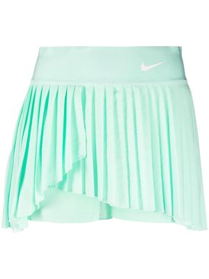 Nike fully-pleated tennis mini skorts - Green