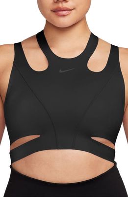 Nike FutureMove Light Support Sports Bra in Black/Clear