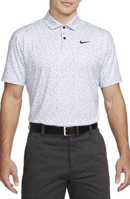 Nike Golf Dri-FIT Camo Stretch Golf Polo in Football Grey/Black