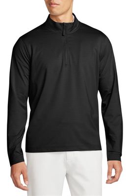 Nike Golf Dri-FIT Half Zip Golf Top in Black/White