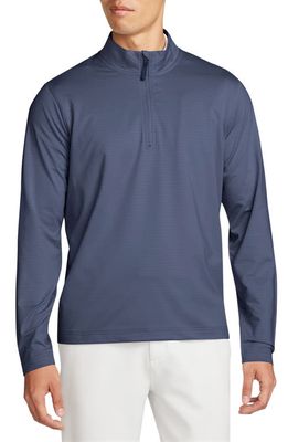 Nike Golf Dri-FIT Half Zip Golf Top in Midnight Navy/White