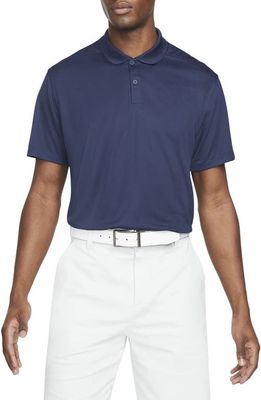 Nike Golf Dri-FIT Piqué Golf Polo in College Navy/White