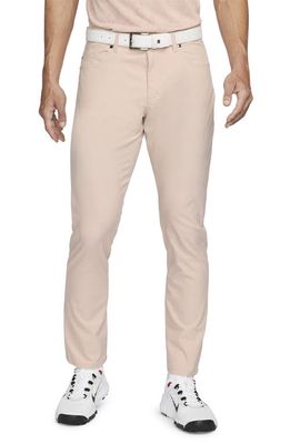 Nike Golf Dri-FIT Repel Water Repellent Slim Fit Golf Pants in Pink Oxford 