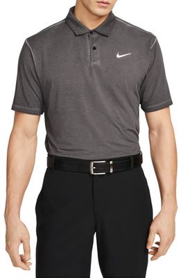 Nike Golf Dri-FIT Tour Golf Polo in Anthracite/White