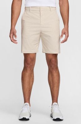 Nike Golf Dri-FIT Tour Seersucker Golf Shorts in Hemp/Pure/White