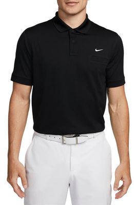 Nike Golf Dri-FIT Unscripted Golf Polo in Black/White