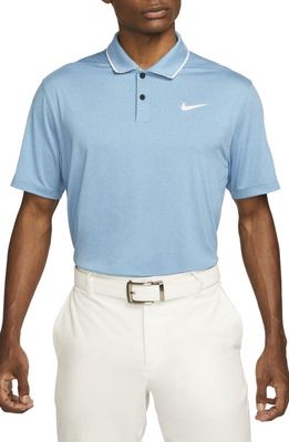 Nike Golf Dri-FIT Vapor Tipped Golf Polo in Dutch Blue/Pure/Summit White