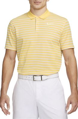 Nike Golf Dri-FIT Victory Golf Polo in Topaz Gold/White