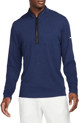 Nike Golf Dri-FIT Victory Half Zip Golf Pullover in College Navy/Black/White
