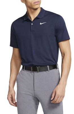 Nike Golf Dri-Fit Victory Polo Shirt in Obsidian/White