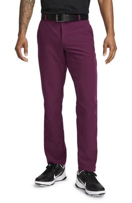 Nike Golf Men's Dri-FIT Vapor Slim Fit Golf Pants in Bordeaux/Black
