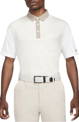 Nike Golf Nike Dri-FIT Player Performance Polo in White/Brushed Silver