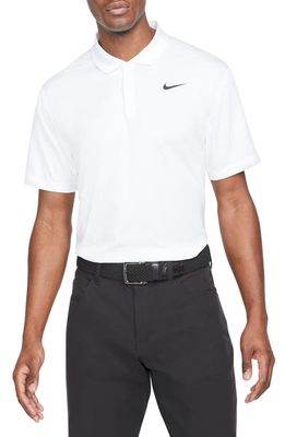 Nike Golf Nike Dri-FIT Victory Golf Polo in White/Black