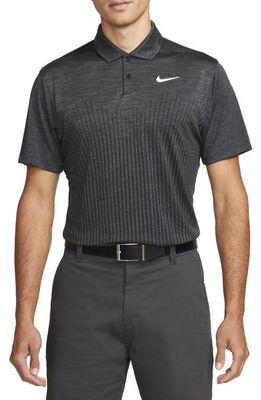 Nike Golf Nike Engineered Vapor Jacquard Golf Polo in Black/Iron Grey/White