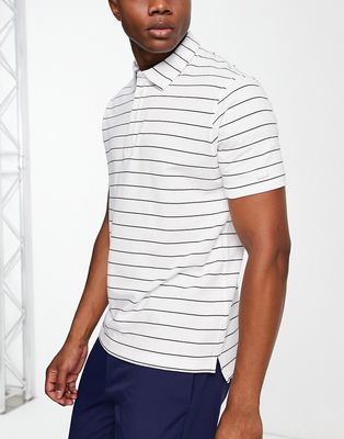 Nike Golf Player Dri-FIT stripe polo in white