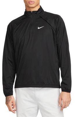 Nike Golf Repel Tour Water-Resistant Half Zip Golf Jacket in Black/White