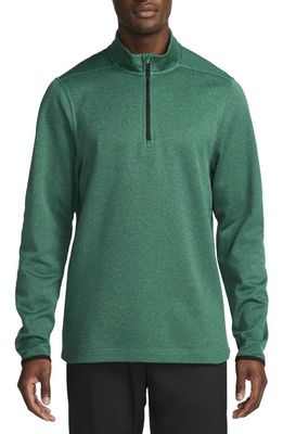 Nike Golf Therma-FIT Victory Half-Zip Golf Pullover in Neptune Green/Black