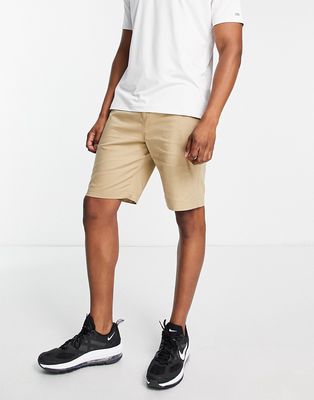 Nike Golf UV Dri-FIT 10.5-inch chino shorts in white-Neutral