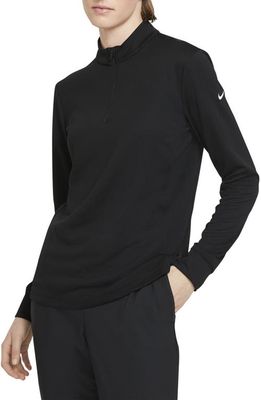 Nike Golf UV Victory Dri-FIT Half Zip Golf Pullover in Black/White