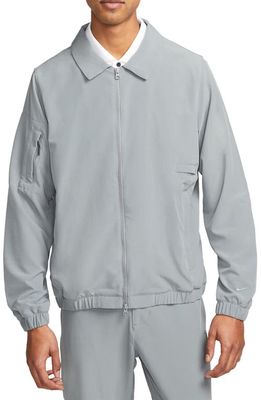 Nike Golf Water Repellent Zip-Up Golf Jacket in Smoke Grey/Smoke Grey