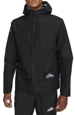Nike Gore-Tex® Infinium™ Trail Running Jacket in Black/Dark Smoke Grey