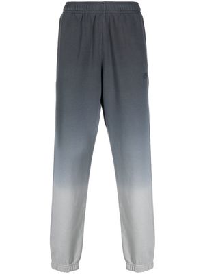 Nike gradient-effect cotton track pants - Grey