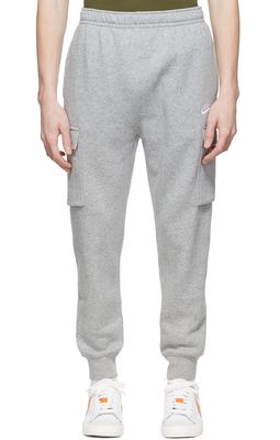 Nike Gray Sportswear Club Cargo Pants