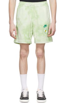 Nike Green Cotton Shorts