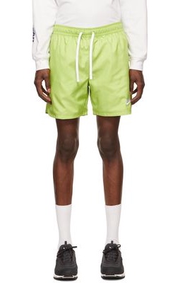 Nike Green Polyester Shorts