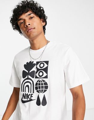 Nike Have a Nike Day graphic T-shirt in white