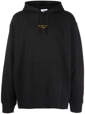 Nike Hbr Gfx embroidered logo hoodie - Black
