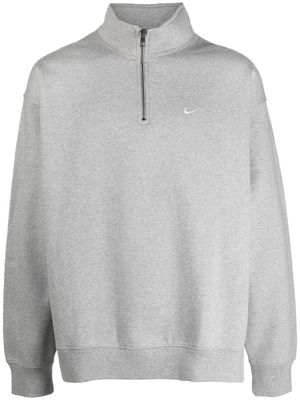 Nike high-neck zip-fastening jumper - Grey