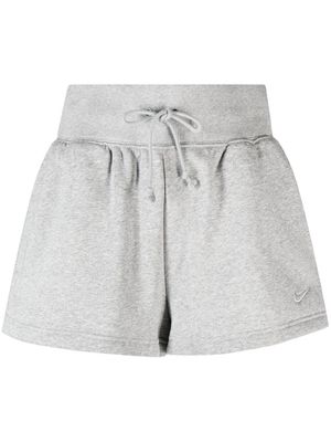 Nike high-waisted cotton shorts - Grey