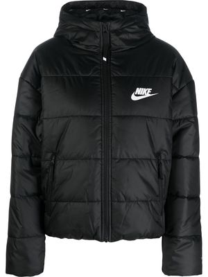 NIKE hooded padded jacket - Black