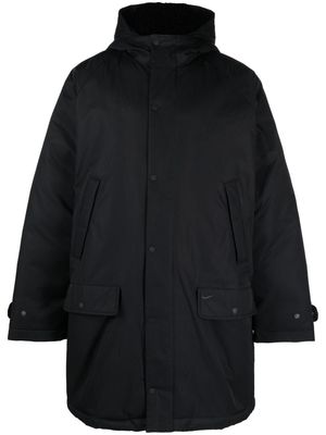 Nike hooded parka coat - Black