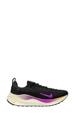 Nike InfinityRN 4 Running Shoe in Black/Hyper Violet-Anthracite at Nordstrom, Size 7