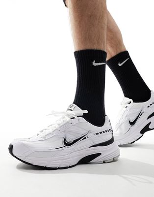 Nike Initiator sneakers in white and black