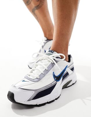 Nike Initiator sneakers in white and gray