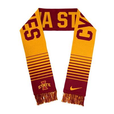Nike Iowa State Cyclones Space Force Rivalry Scarf in Crimson