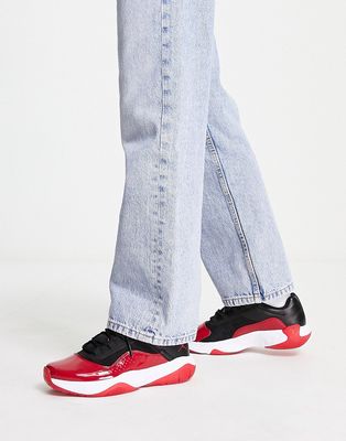 Nike Jordan Air 11 Low CMFT sneakers in black and red