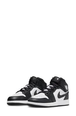 Nike Jordan Air Jordan 1 Mid SE Basketball Shoe in Off Noir/Black/White/Black