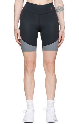 Nike Jordan Black & Gray Polyester Shorts