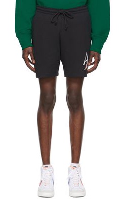 Nike Jordan Black Cotton Shorts