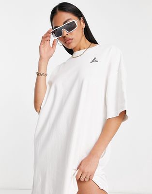 Nike Jordan Essentials T-shirt dress in white