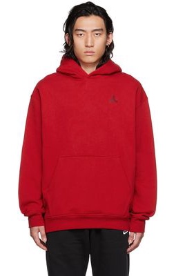 Nike Jordan Red Embroidered Hoodie