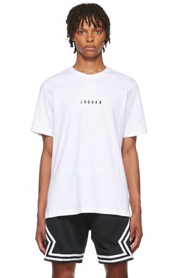 Nike Jordan White Cotton T-Shirt