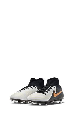 Nike JR Phantom Luna II Club Soccer Cleat in White/Black/Gold Coin