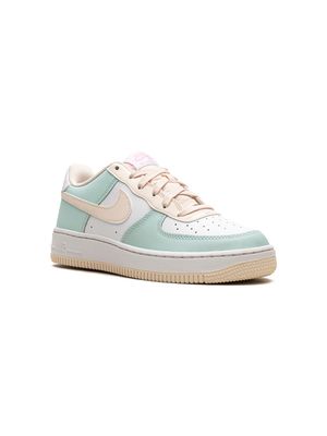 Nike Kids Air Force 1 Low "Emerald Rise/Guava Ice/White/Pink Spell" sneakers - Green