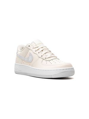 Nike Kids Air Force 1 "Pale Ivory / Sea Glass / White / Football Grey" sneakers - Neutrals