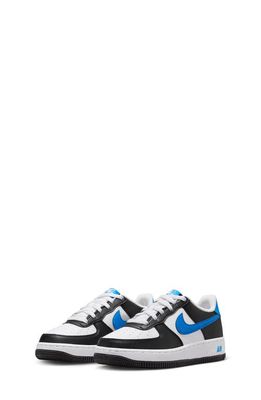 Nike Kids' Air Force 1 Sneaker in Black/Photo Blue/White